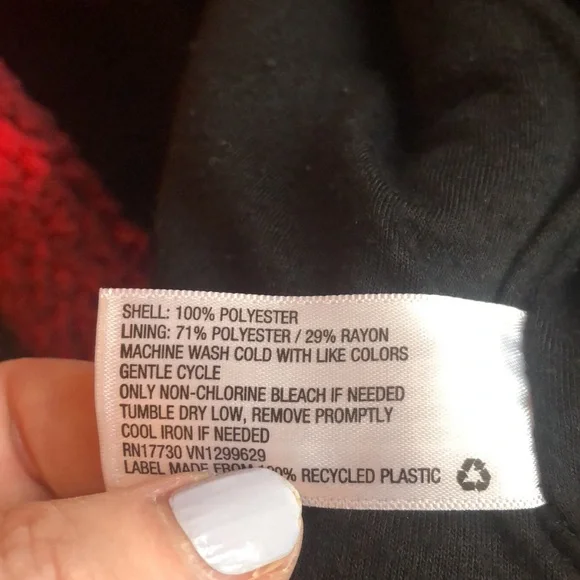 Knox Rose Red and Black Plaid Jacket - Picture 4 of 4